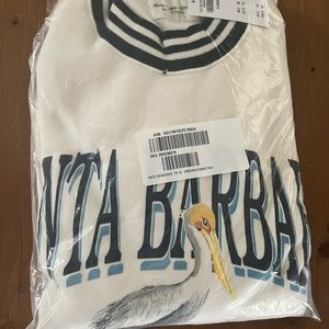 Abercrombie Santa Barbara oversized crewneck sweater